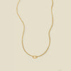 Wholesale Unisex Geometric Round Oval Necklace Electroplated 18K Gold Color Retention Copper Stainless Steel