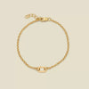 Wholesale Unisex Geometric Round Oval Necklace Electroplated 18K Gold Color Retention Copper Stainless Steel