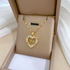 Wholesale Unisex Geometric Stainless Steel And Copper Diamond Necklace