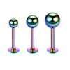 Wholesale Unisex Geometric Stainless Steel Electroplated Lip And Ear Bone Puncture Jewelry