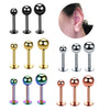 Wholesale Unisex Geometric Stainless Steel Electroplated Lip And Ear Bone Puncture Jewelry