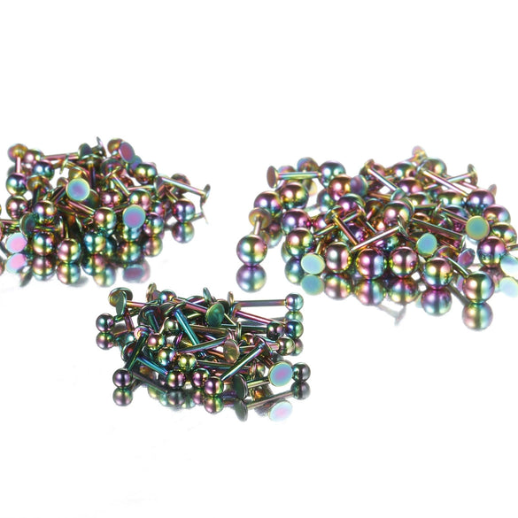 Wholesale Unisex Geometric Stainless Steel Electroplated Lip And Ear Bone Puncture Jewelry