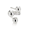 Wholesale Unisex Geometric Stainless Steel Electroplated Spherical Ring