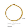 Wholesale Unisex Geometric Stainless Steel Embossed Electroplating Jewelry Bracelets That Do Not Fade Niche Stylish