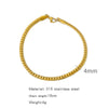Wholesale Unisex Geometric Stainless Steel Embossed Electroplating Jewelry Bracelets That Do Not Fade Niche Stylish