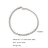 Wholesale Unisex Geometric Stainless Steel Embossed Electroplating Jewelry Bracelets That Do Not Fade Niche Stylish