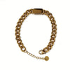Wholesale Unisex Geometric Stainless Steel Gold Vacuum Plated Bracelet