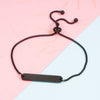 Wholesale Unisex Geometric Stainless Steel Oval Bar Bracelet Mirror Polished Electroplated