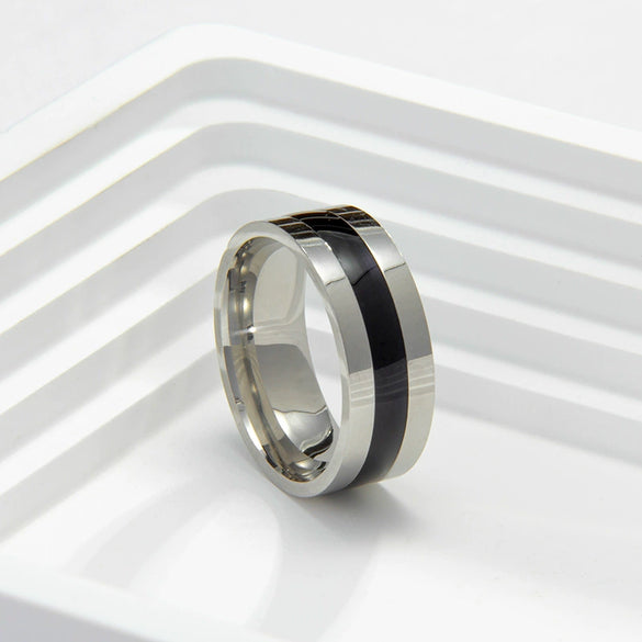 Wholesale Unisex Geometric Stainless Steel Polished Ring