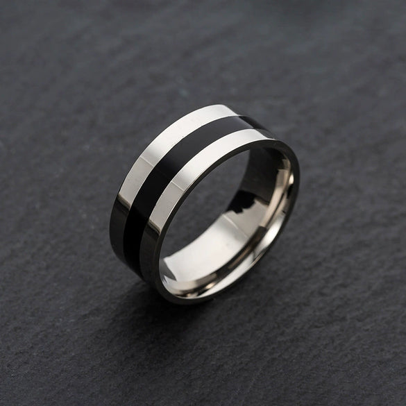 Wholesale Unisex Geometric Stainless Steel Polished Ring