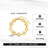 Wholesale Unisex Geometric Stainless Steel Real Gold Plated Necklaces And Bracelets With Original Design