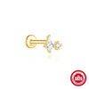 Wholesale Unisex Geometric Sterling Silver Ear Jewelry With Environmentally Friendly Electroplating And Tassel Design