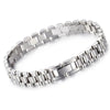 Wholesale Unisex Geometric Titanium Steel Bracelet With Electroplating