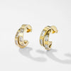 Wholesale Unisex Geometric Titanium Steel 14K Electroplated Cshaped Luxury Earrings