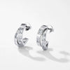 Wholesale Unisex Geometric Titanium Steel 14K Electroplated Cshaped Luxury Earrings