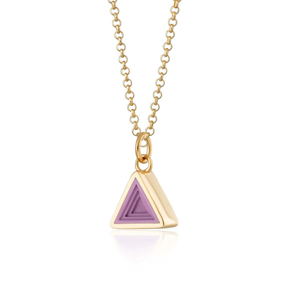 Wholesale Unisex Geometric Titanium Steel Necklace With Vacuum Gold Plated 18K Color Preservation