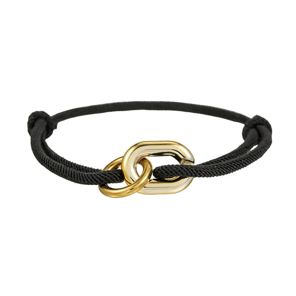 Wholesale Unisex Handmade Geometric Rope Ccb Milanese Adjustable Bracelet Jewelry