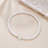 Wholesale Unisex Handmade Imitation Pearl Bracelet With Letters Numbers Text