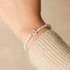 Wholesale Unisex Handmade Imitation Pearl Bracelet With Letters Numbers Text