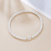 Wholesale Unisex Handmade Imitation Pearl Bracelet With Letters Numbers Text