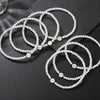 Wholesale Unisex Handmade Imitation Pearl Bracelet With Letters Numbers Text