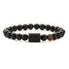 Wholesale Unisex Handmade Twelve Constellation Agate Elastic Bracelet