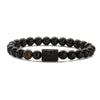 Wholesale Unisex Handmade Twelve Constellation Agate Elastic Bracelet