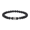 Wholesale Unisex Handmade Volcanic Rock Geometric Twelve Constellation Energy Beaded Bracelet