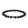 Wholesale Unisex Handmade Volcanic Rock Geometric Twelve Constellation Energy Beaded Bracelet