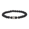 Wholesale Unisex Handmade Volcanic Rock Geometric Twelve Constellation Energy Beaded Bracelet