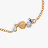 Wholesale Unisex Heart Shape Twelve Zodiac Sign Pendant Necklace With Stainless Steel And Copper Electroplated