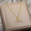 Wholesale Unisex Heart Shaped Zircon Pendant Necklace With Cross Chain Copper Material