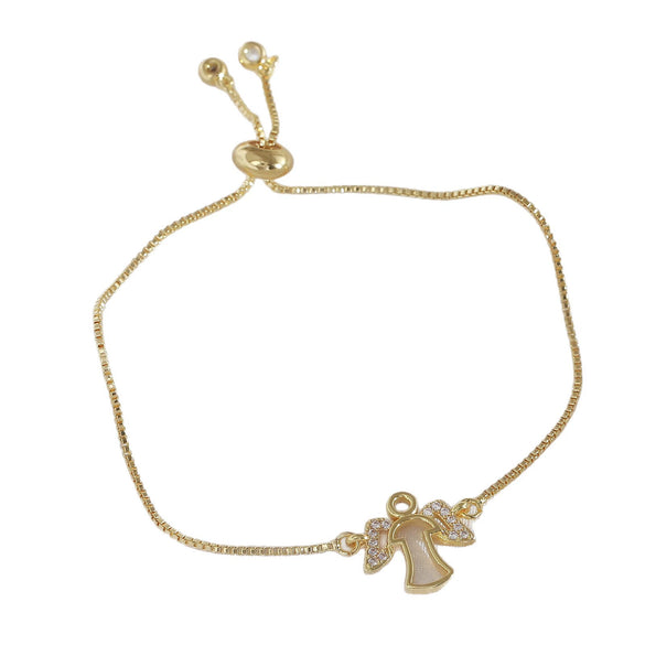 Wholesale Unisex Highend Angel Bracelet Copper Electroplating Hand Jewelry