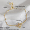 Wholesale Unisex Highend Angel Bracelet Copper Electroplating Hand Jewelry