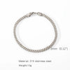Wholesale Unisex Highend Geometric Stainless Steel Foursided Square Threedimensional Bracelet With Electroplating