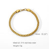 Wholesale Unisex Highend Geometric Stainless Steel Foursided Square Threedimensional Bracelet With Electroplating