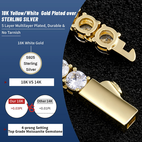 Wholesale Unisex Hip Hop Geometric Diamondencrusted Melon Seed Chain Bracelet And Necklace With Artificial Crystal And Copper 18K Gold Plated Pendant