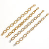 Wholesale Unisex Hip Hop Geometric Stainless Steel Vacuum Plated Bracelet