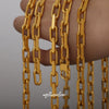 Wholesale Unisex Hip Hop Style Allmatch Goldplated Titanium Steel Jewelry Set With Regular Chain
