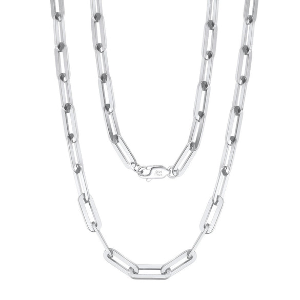 Wholesale Unisex Ins Style Geometric Cross Chain 925 Silver Necklace With Electroplating