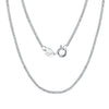 Wholesale Unisex Ins Style Geometric 925 Silver Electroplated Clavicle Chain Necklace