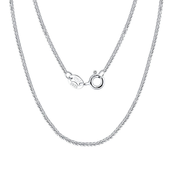 Wholesale Unisex Ins Style Geometric 925 Silver Electroplated Clavicle Chain Necklace