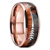 Wholesale Unisex Ins Style Geometric Stainless Steel Arrow Ring With Electroplating