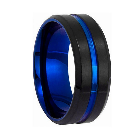 Wholesale Unisex Jewelry Geometric Stainless Steel Ring Electroplating