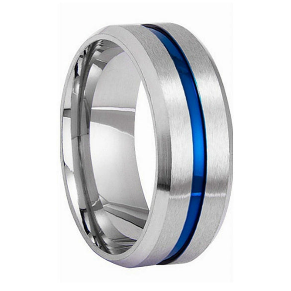 Wholesale Unisex Jewelry Geometric Stainless Steel Ring Electroplating