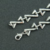 Wholesale Unisex Letter Z Titanium Steel Bracelet With Electroplating Design