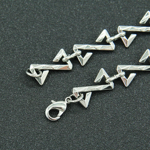 Wholesale Unisex Letter Z Titanium Steel Bracelet With Electroplating Design