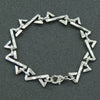 Wholesale Unisex Letter Z Titanium Steel Bracelet With Electroplating Design