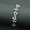 Wholesale Unisex Letter Z Titanium Steel Bracelet With Electroplating Design