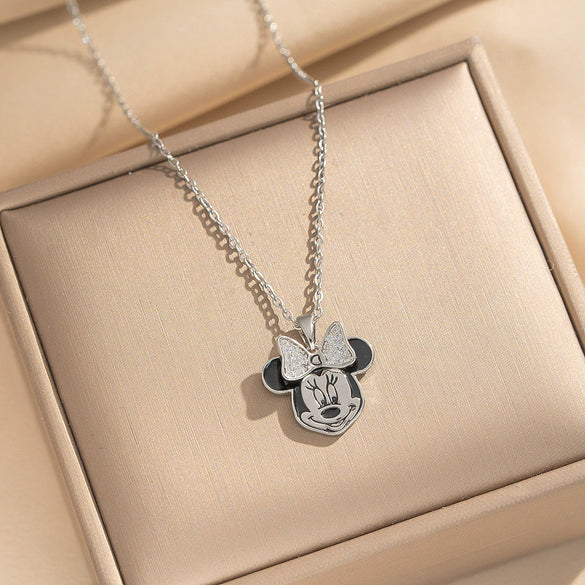 Wholesale Unisex Light Luxury Style Animals Zodiac Pattern Cartoon Anime Pendant Necklace Made Of Titanium Steel And Environmentally Friendly Copper With Gold Plated Processing